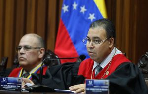 Venezuela's top court, made up of judges loyal to President Nicolas Maduro, said the National Assembly's decision to rejoin TIAR on Tuesday had no legal basis.