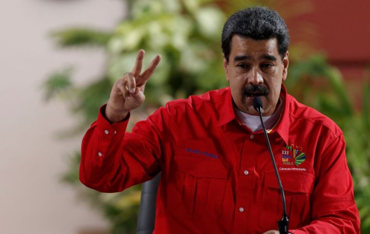  Speaking at the closing ceremony of the Sao Paulo Forum, Maduro called Ivan Marquez and Jesus Santrich “leaders of peace.”