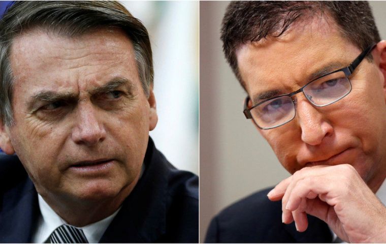 Bolsonaro has sharply criticized Greenwald for the reports, and asked by the local media admitte, “Maybe he will be imprisoned here in Brazil.”