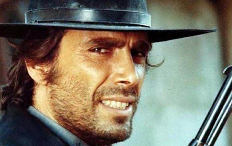 The Uruguayan performer became a spaghetti western star in the 1960s and 1970s.