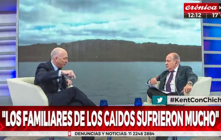 “Argentines are similar to the British, I believe, in their acidic and sarcastic [sense of] humour,” said Kent (L) on live TV.