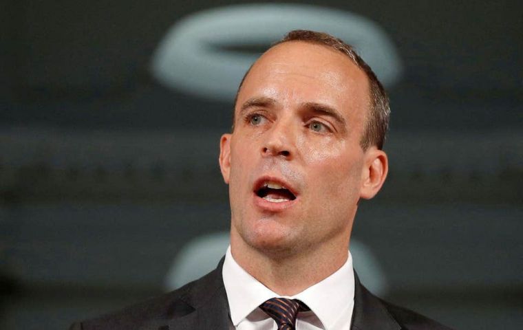 “I'm determined that we fire up our economic relationships with non-European partners,” Mr Raab said in a statement ahead of his trip to Toronto
