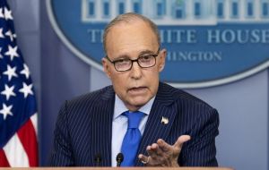 Larry Kudlow, director of the White House National Economic Council, said the Trump administration wants to continue trade talks with China