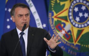 President Jair Bolsonaro celebrated the progress on his cornerstone economic proposal