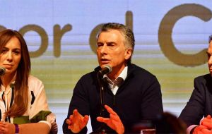 President Macri admitted defeat and promised to continue competing in October 