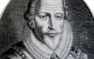 The date marks the first recorded sighting of the Falklands on 14 August 1592 by English explorer John Davis who captained the 120-ton vessel ‘Desire’