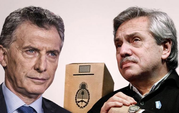 There had been few signs of rapprochement between president Macri and opposition candidate Alberto Fernandez in the immediate aftermath of the vote