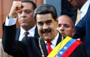 Maduro maintains power with backing from the military and allies such as Cuba, Russia and China.