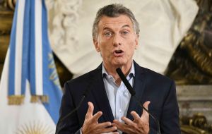 Fernández said at a forum that “nobody can seriously propose” a default because “it is a debt contracted two years ago by a democratically elected government.”