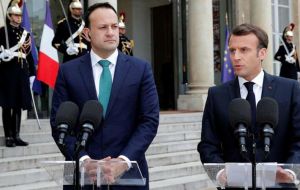 Macron and Irish leader Leo Varadkar have both pledged to block a new trade deal between the EU and Latin American trading bloc Mercosur