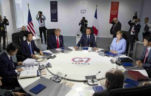 Macron had declared the situation an “international crisis” at the G7 summit, which comprises UK, Canada, France, Germany, Italy, Japan and the US