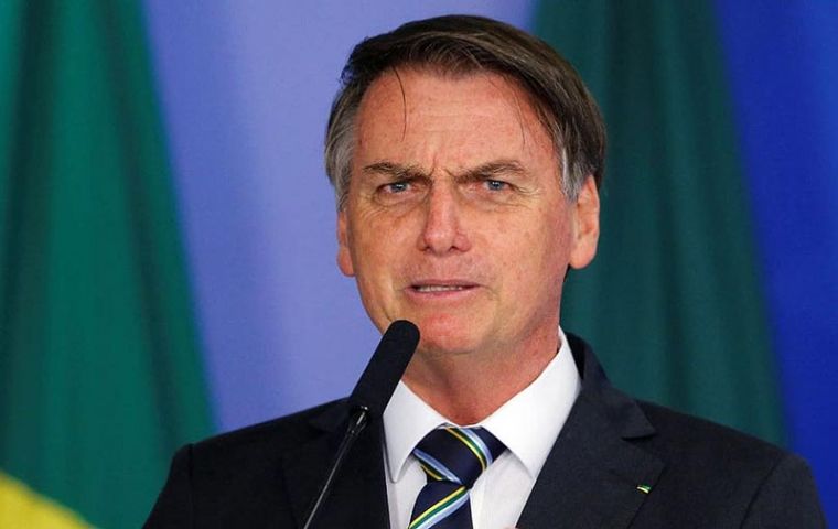 President Bolsonaro said a meeting with regional neighbors except Venezuela to discuss the Amazon would be held on Sept. 6 in Leticia, Colombia. 