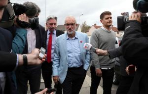 Labour leader Jeremy Corbyn is mulling a no confidence vote in Johnson's Conservative government, which commands a fragile 320 to 319 majority