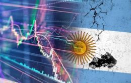 Argentine spreads over safe-haven US Treasury bonds, shot 204 basis points higher to 2276 on Thursday, according to JP Morgan's Emerging Markets Bond Index