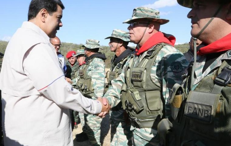 A set of military exercises, carried out each year will be held between Sep 10/29 in the states of Zulia, Tachira, Apure and Amazonas, which border Colombia