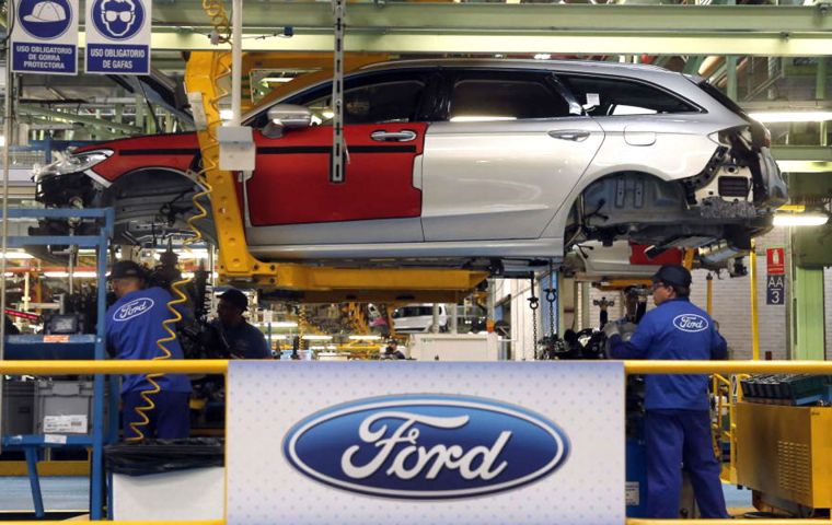 Ford announced in February that it would shut down the plant, its oldest in Brazil, which employs some 3,000 workers, as part of a global restructuring
