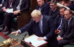  Just six weeks after taking office, Johnson lost his majority in Commons as his own MPs joined opposition parties to stop him taking Britain out of the EU next month