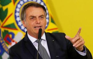 Bolsonaro accused Bachelet of following the example of French President Emmanuel Macron, who led global outrage over the Amazon forest fires.