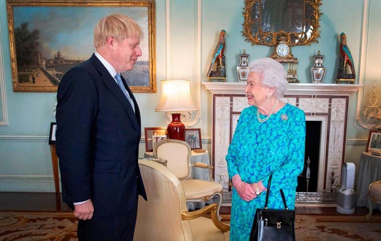 Johnson will stay at Queen Elizabeth II's Balmoral estate and dine with her, an annual weekend-long tradition for prime ministers