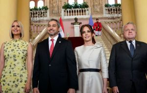 Abdo Benítez said in his welcoming message that Paraguay and the United States “have a historical friendship; we share values of democracy and institutionalism.”