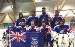 The Falkland Islands team drubbed Puerto Rico 6-2 in the final. They went 2-0 in group play and edged Mexico 3-2 in overtime in the semifinal.