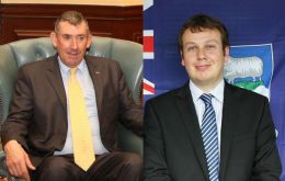 MLAs Ian Hansen (left) and Stacy Bragger (right) will attend the Conservative and Labour Party conferences in Brighton and Manchester, accompanied by FIGO officers