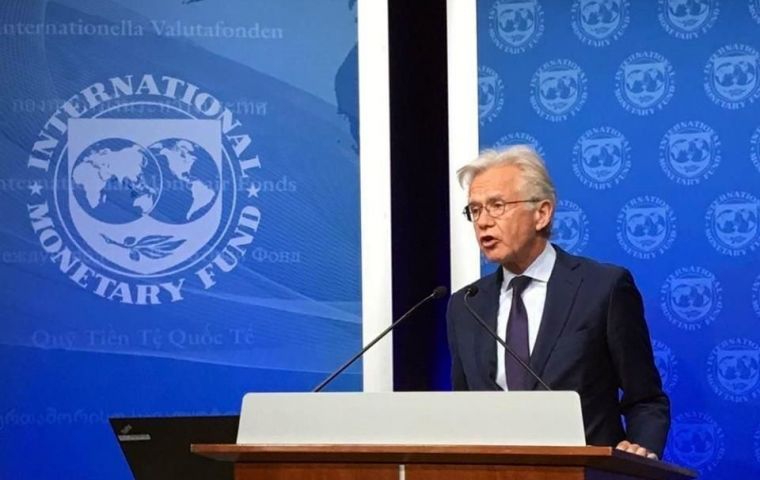 “Our engagement remains strong with Argentina,” IMF spokesperson Gerry Rice told reporters in Washington