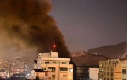 After the fire started at dusk at the Badim hospital in the north of Rio, firefighters fought for a few hours before extinguishing it.