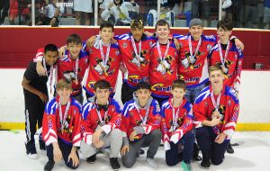 Under 16's bronze medallists