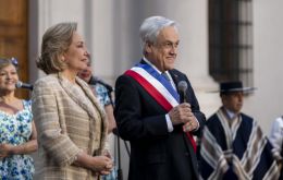 Piñera presided over the festivities marking Chile's national holiday.