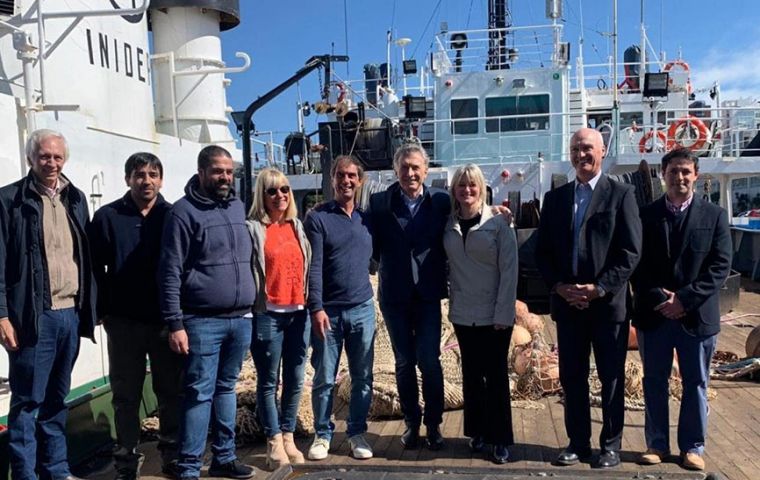 Argentine President Mauricio Macri had visited the Eduardo L. Holmberg last Saturday in Mar del Plata