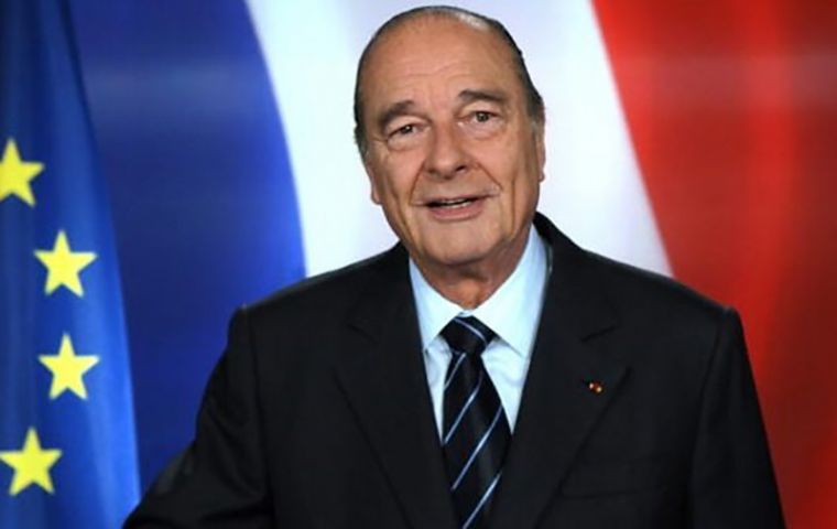 Twice elected head of state in 1995 and 2002, his 12 years in the Elysee Palace made Chirac France's second longest-serving post-war president