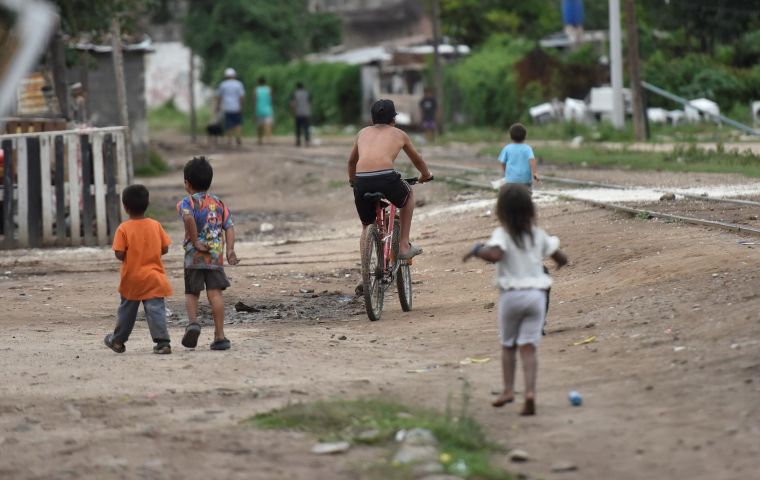 Some of Argentina's youngest are among those hit the hardest. In the first half of 2019, poverty among those aged under 15 reached 52.6%