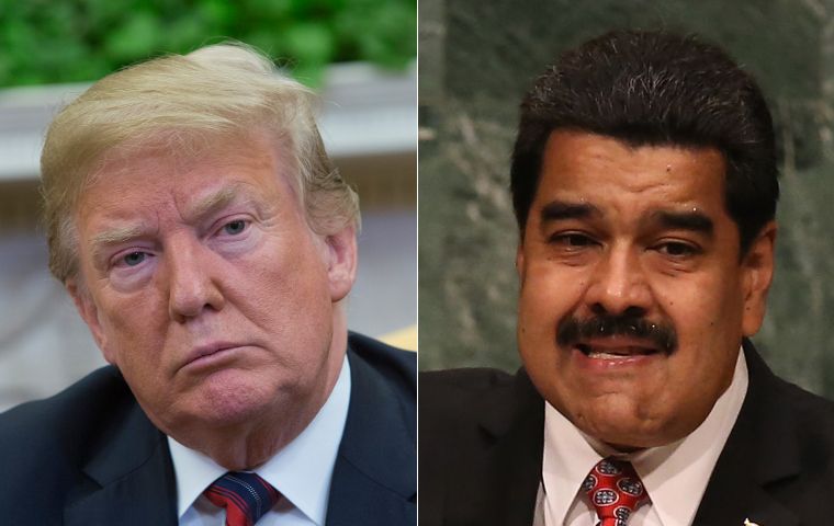 “I wasn't surprised, because that's what Donald Trump does every day against Venezuela,” said Maduro