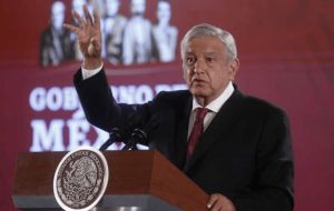 “It’s a deposit that is shared with Pemex and there’s no problem,” Lopez Obrador told reporters without going into further detail. 