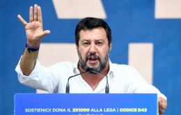 “I say this once and for all: The League is not thinking about Italy's exit from the Euro or the European Union”, Salvini told Il Foglio newspaper.