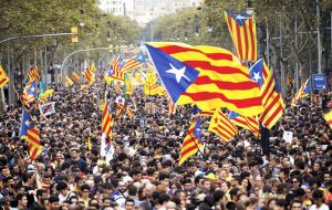 Barcelona has been rocked all week by protests against a Spanish court's jailing of nine separatist leaders on sedition charges over the failed 2017 independence bid.