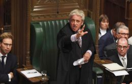 Commons Speaker Bercow called the Conservative leader's bid to get MPs to back his deal on Monday “repetitive and disorderly”.