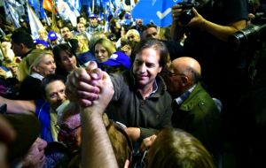 Main opposition leader, Luis Lacalle Pou in his second presidential bid 