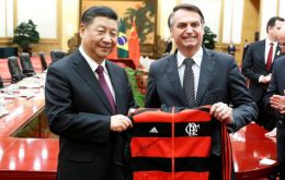  Flamengo are scheduled to play River Plate in the final at Santiago's stadium on Nov. 23 and Bolsonaro's possible attendance has upset some of the team's fans