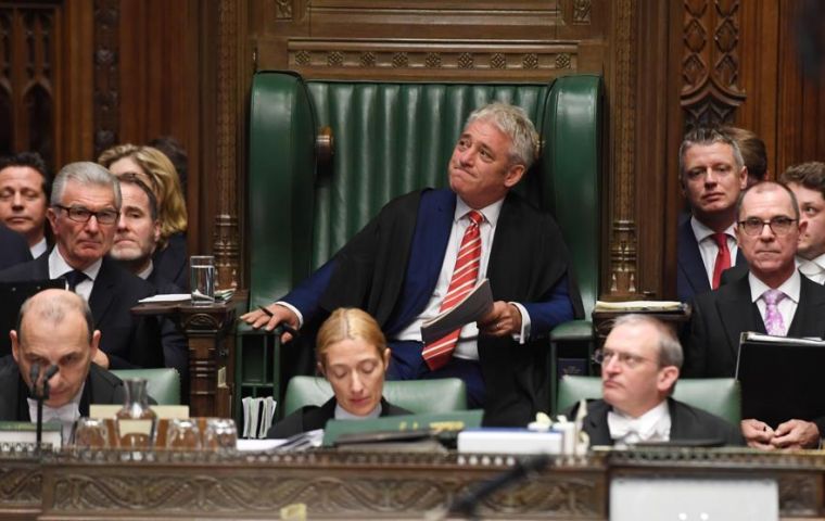 Johnson compared Bercow, a huge tennis fan, to an interventionist umpire who had “peppered” the Commons with often “unreturnable volleys and smashes”.