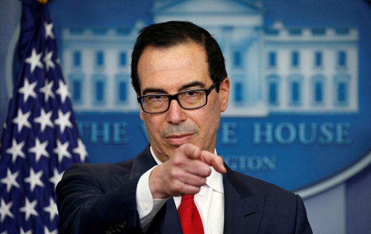 “They have a commitment to the IMF. Our expectation is that this government upholds that commitment...” said US Treasury Secretary Steven Mnuchin