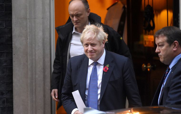 Johnson secured the withdrawal agreement partly by reversing his previous position and accepting a customs border between Northern Ireland and rest of UK