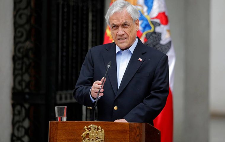 Piñera said he was “democratically elected by a huge majority of Chileans,” and even accepting responsibility for entrenched, he was not “the only one.”