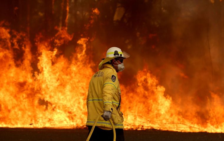 On Wednesday, attention shifted from the east coast to South Australia state, where officials lifted the fire danger warning to “catastrophic”