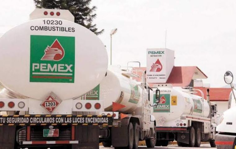S&P in March slashed the credit rating for Pemex, the world’s most indebted oil company, to B- from BB-. 