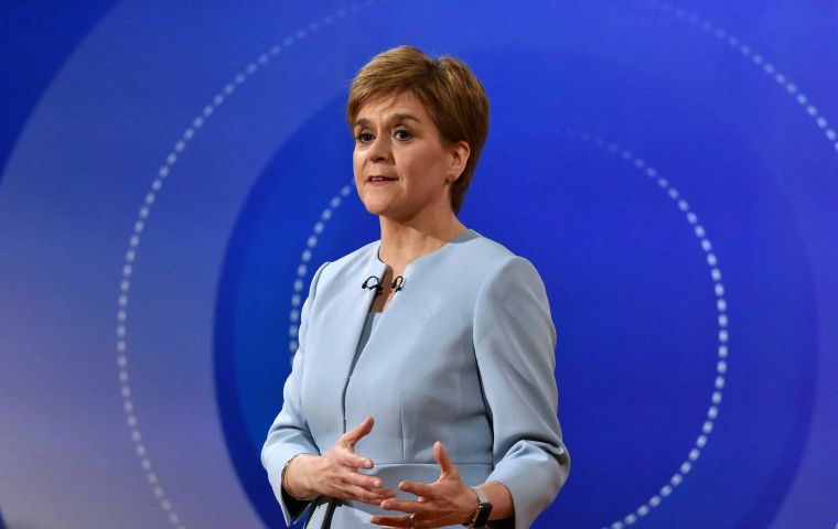 The SNP leader will say that a vote for her party on 12 December will be a vote to “escape Brexit and put Scotland's future in Scotland's hands”.