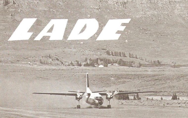 One of Argentina LADE's Fokker's before the 1982 war 