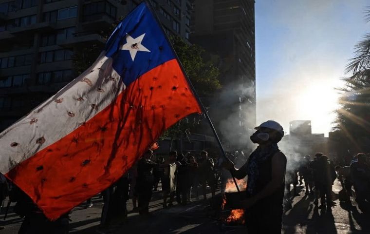 Riots in Chile began on Oct. 18 over a hike in metro fares but quickly spiraled into mass protests, arson and looting that have left 26 dead 