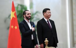 President Xi Jinping met with Salvadoran President Nayib Bukele during the Central American leader's first visit to Beijing since being sworn into office